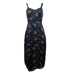 I Heart Love Ronson Dress Womens Small Black Floral Dark Fairy Grunge Romantic